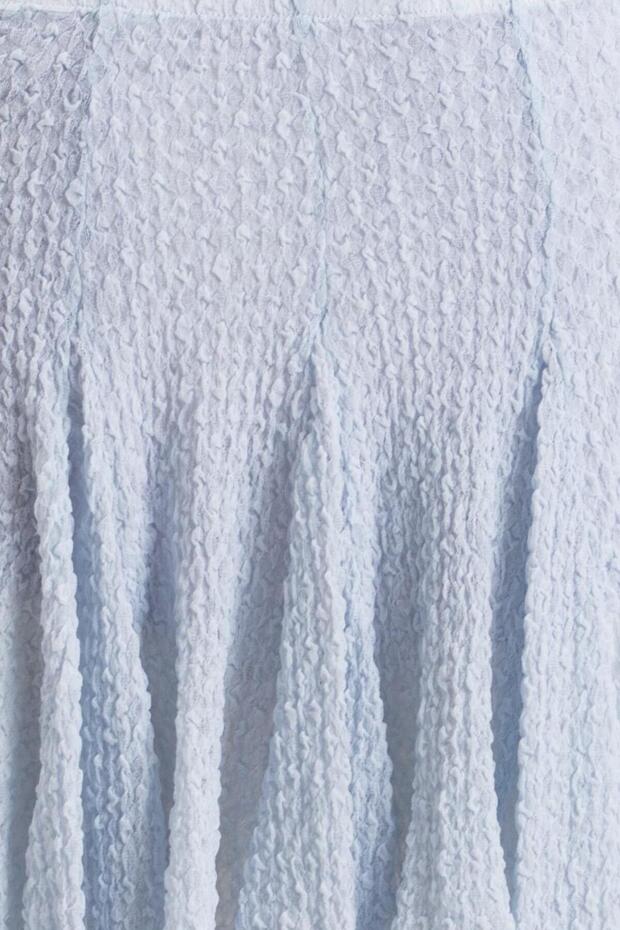 Volanlı Dantel Mini Şort Etek - 3