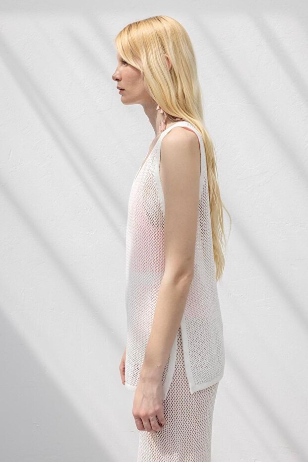 File Örgü Bluz - 6