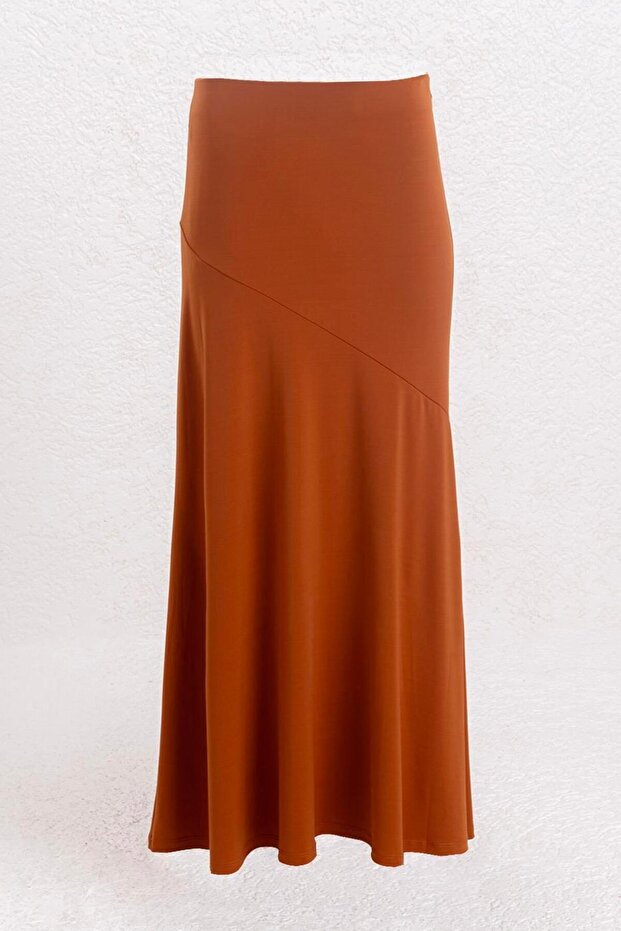 Volanlı Midi Etek - 1