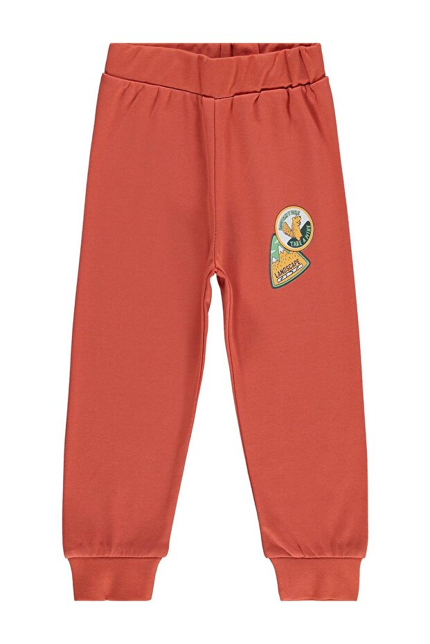 Great Printed Sweatpants for Ages 2-5 - Orange