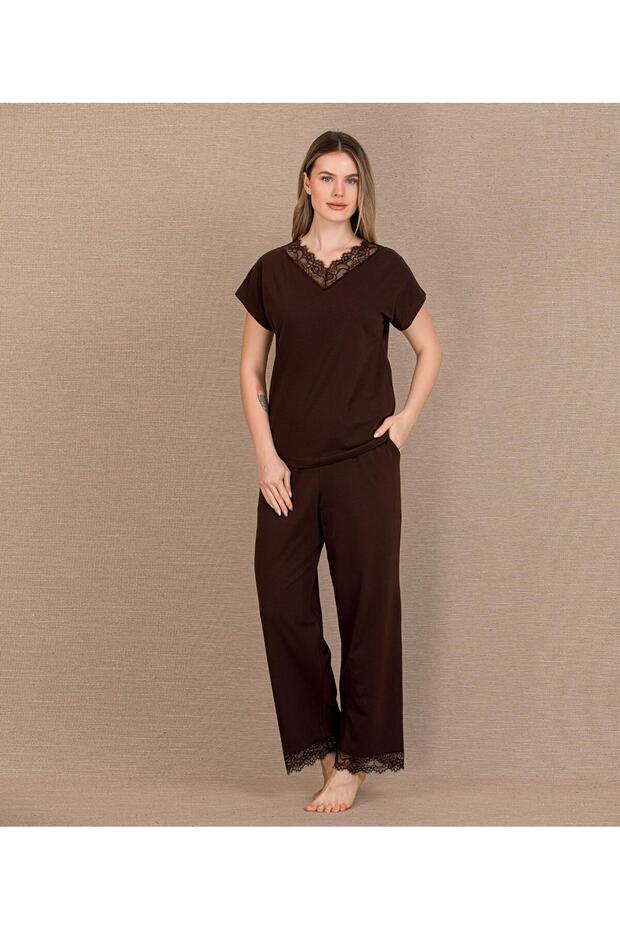 Short Sleeve Cotton Women's Pajamas Set