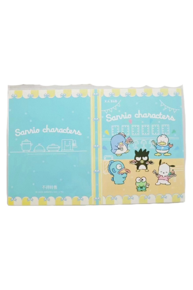 Cards Book(Blue) Original Box Card Sanrio Cute Anime Genuine Authorization Party Plan Characters Kur