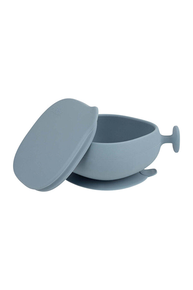 Children's Bowl Plate Silicone + Cover - Ocean