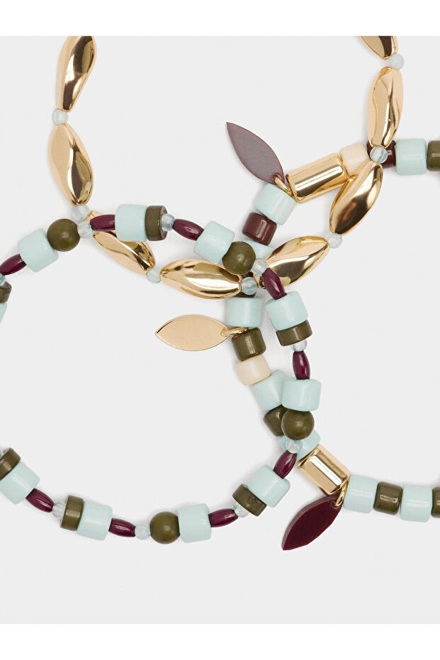 Boncuklu Elastik Bileklik - 3