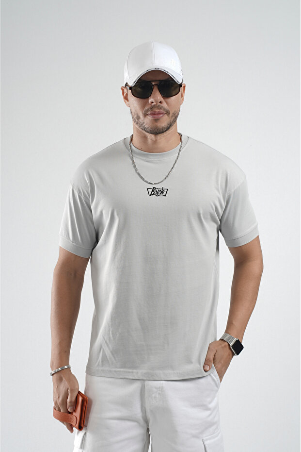 Trend Biz Regular Mold Ribbed Men's Basic T-Shirt