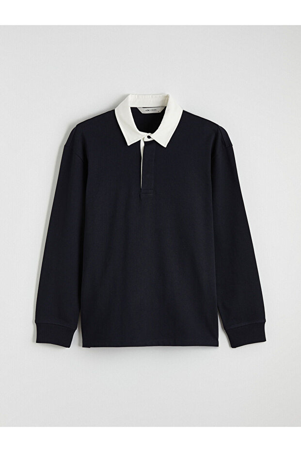 Polo Neck Men's Sweatshirt