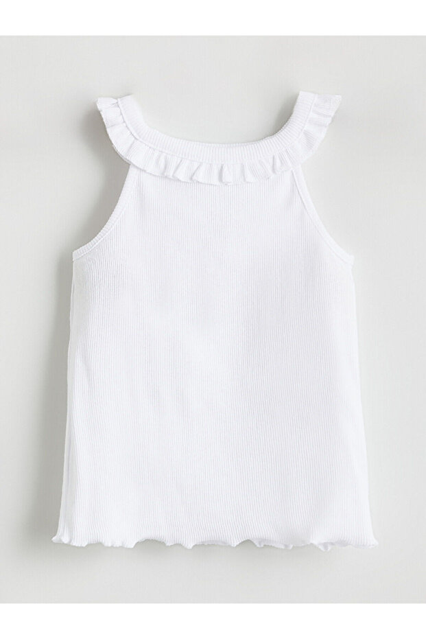 Original Bebe Yaka Ribbed Girls' Undershirt
