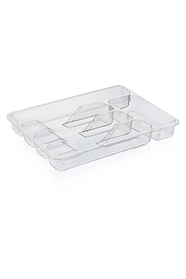 Transparent Spoon Holder 5 Compartments