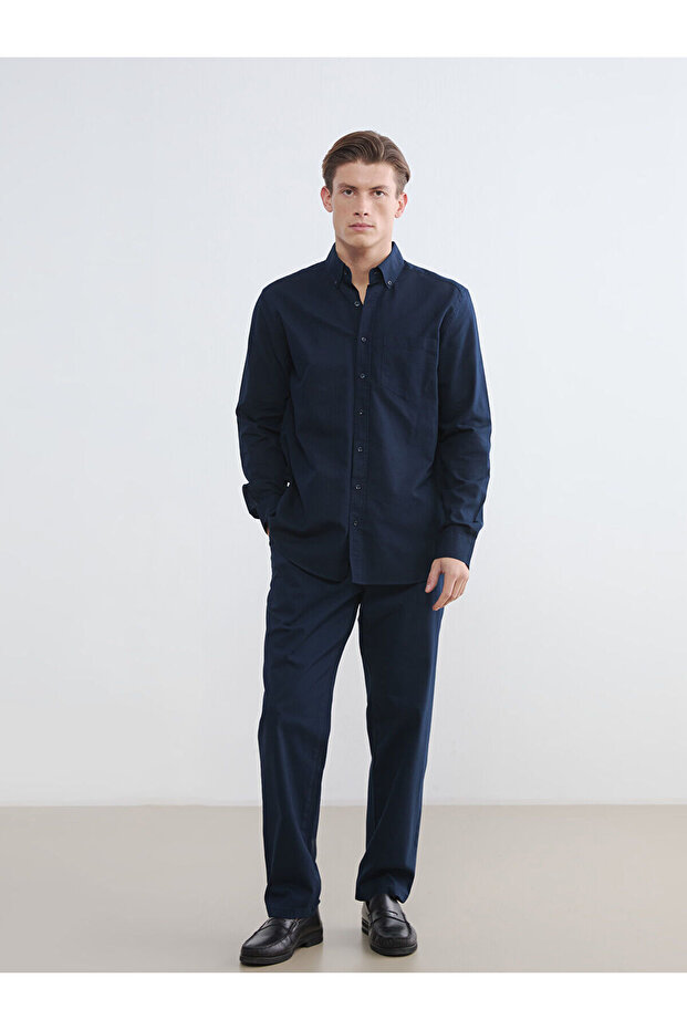 Standard Fit Dobby Men's Trousers (S6)