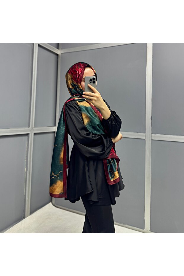 Imported Voile İ Silk Al Non-Slip Non-See-Through Hijab Shawl