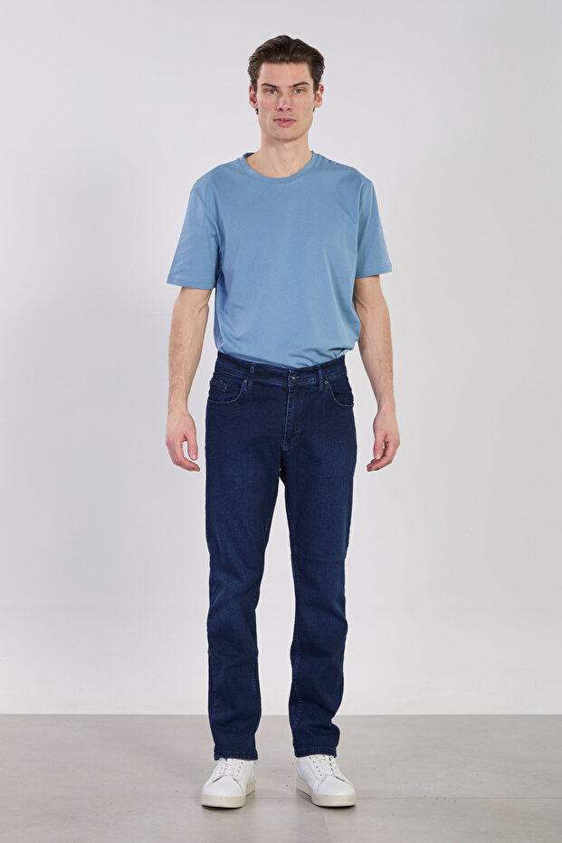 Men's mirza regular fit jean pants - dark blue