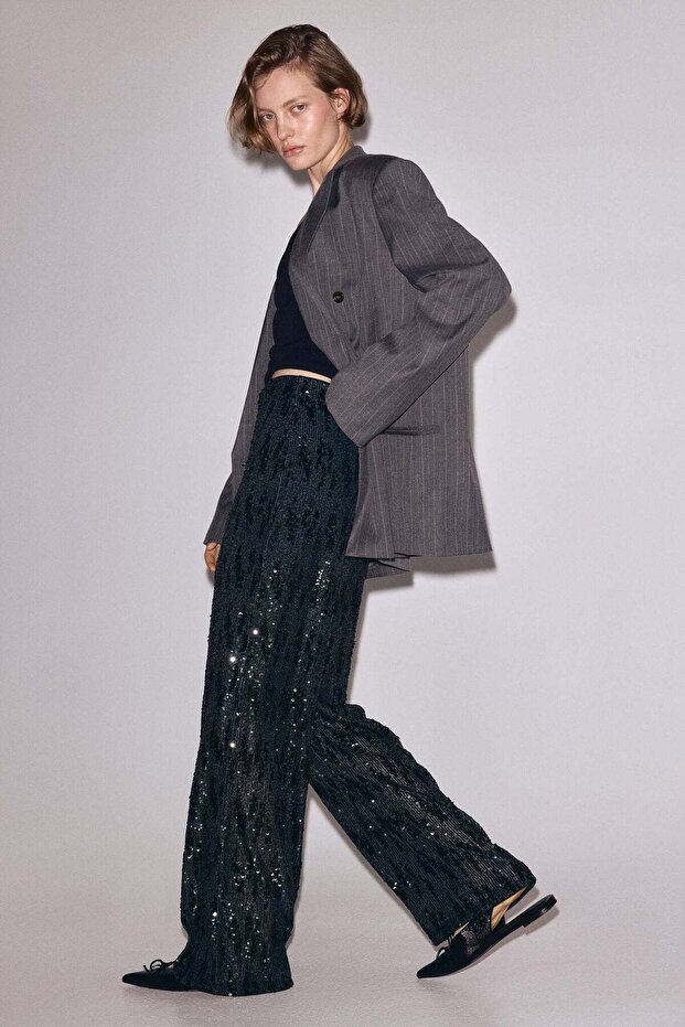 Sequined trousers - 1