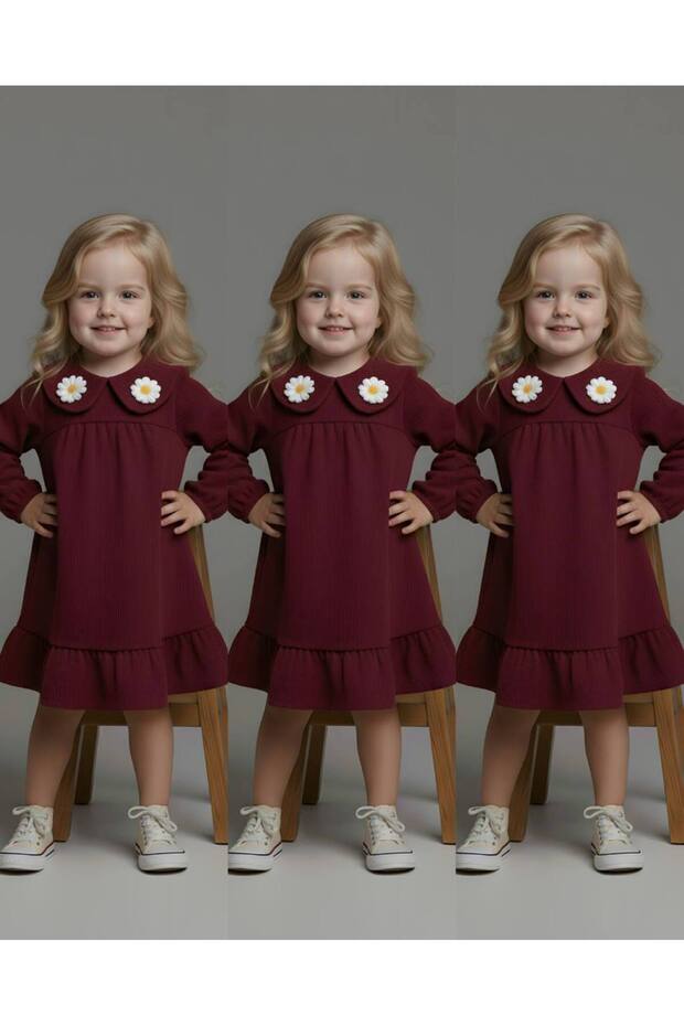 Girl's Daisy Collar Dress