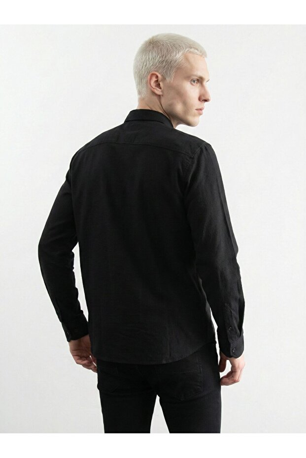 Regular Fit Erkek Gömlek U.kol - 4