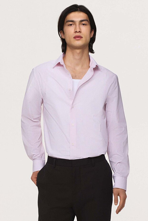 قميص Slim Fit سهل الكي