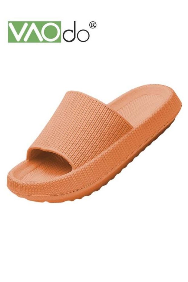 Household Slippers Women Non-Slip Bathroom Slip On Thick Bottom Soft Bottom Bathroom Shower Slipper