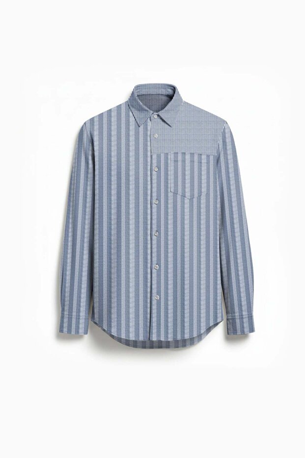 Essential Navy Blue Men's Shirt