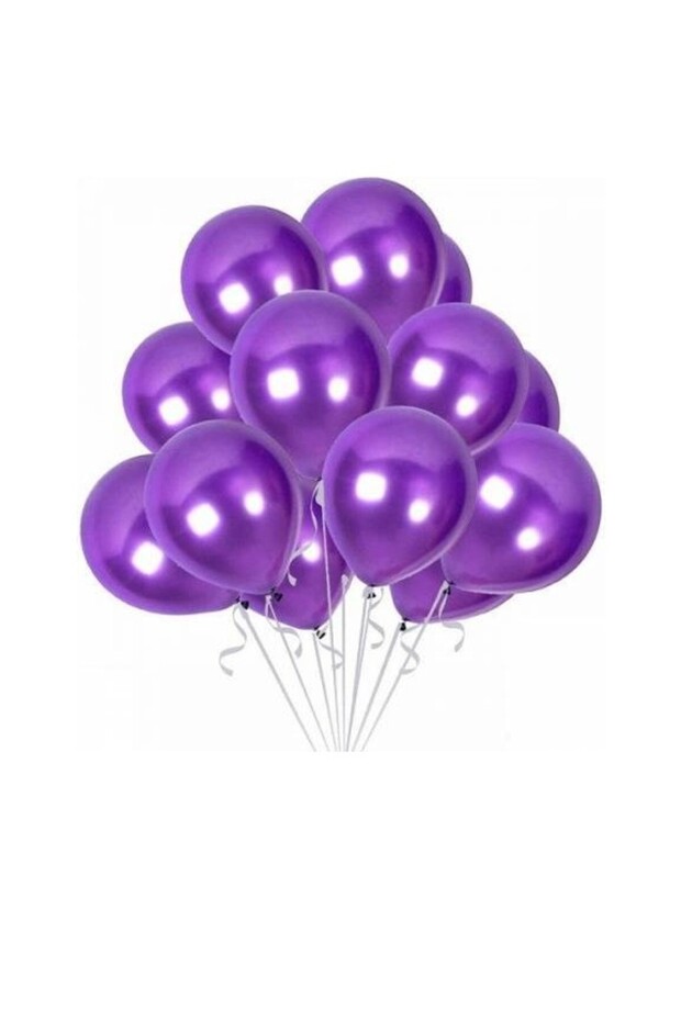 10 Pcs Shiny Metallic Balloons 10 Inch Party Balloon Birthday Decoration