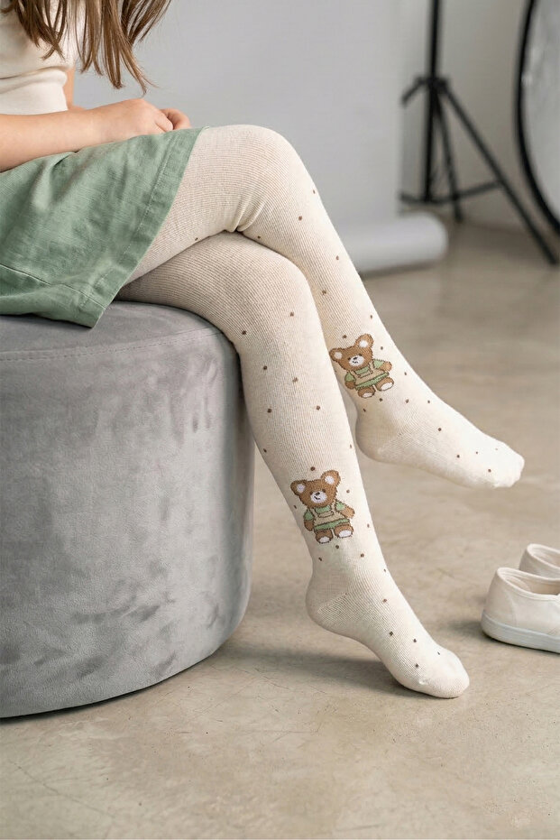 Girl's Cotton Pack Pantyhose Patterned