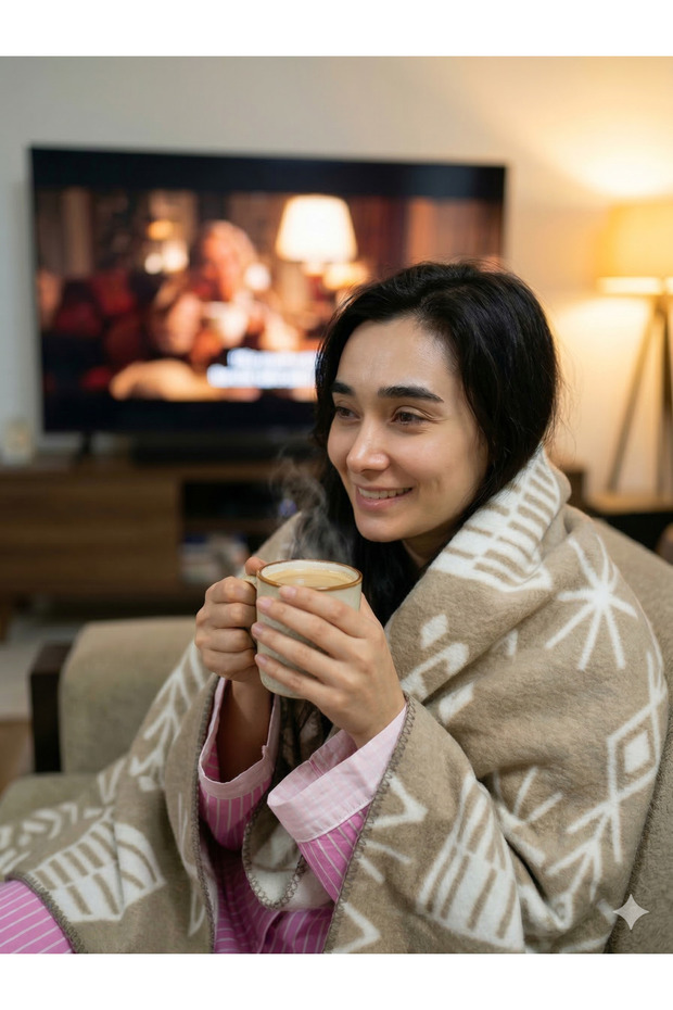 Lüx Patterned Wearable Tv Blanket Si