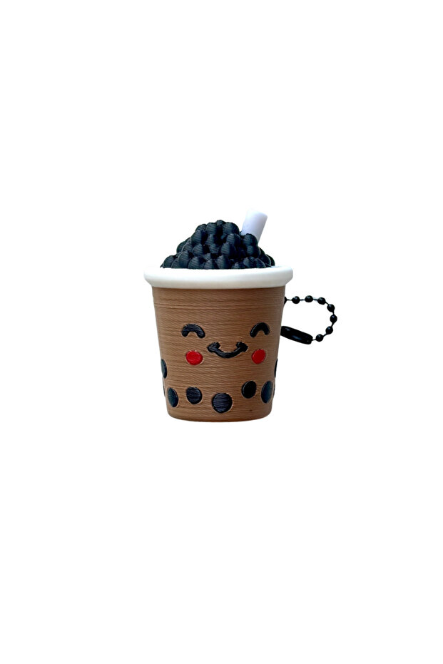 3D Printed Classic Boba Tea Clicker Boba Pearl top - Mechanical Switch Desk Accessory (Made in UAE)