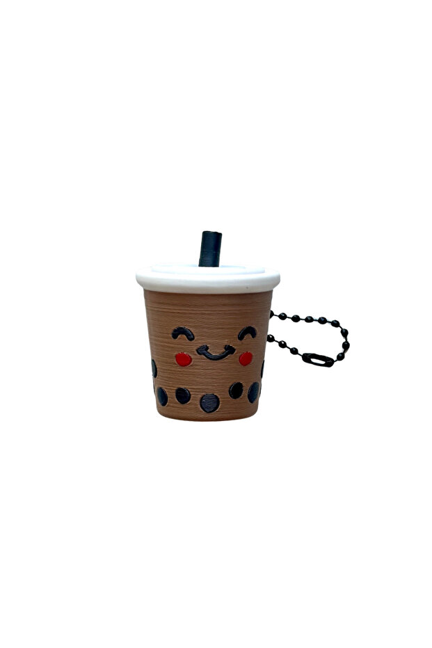 3D Printed Classic Boba Tea Clicker Flat Lid - Mechanical Switch Desk Accessory (Made in UAE)