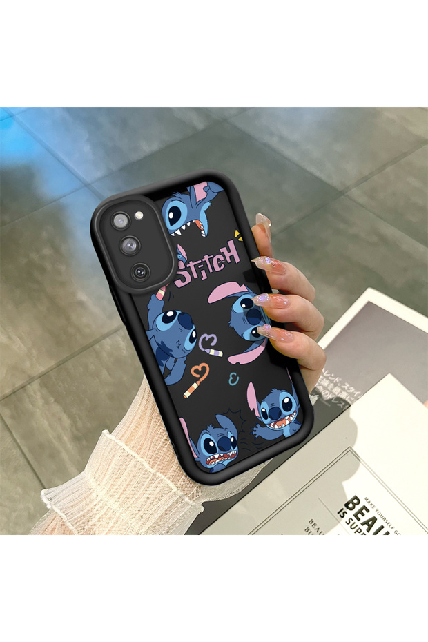 Samsung Galaxy S20 Fe 4G/5G Compatible Black Silicone Case Shockproof with Camera Protection
