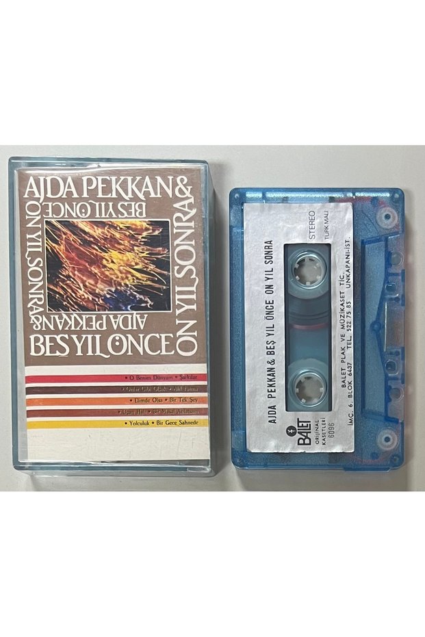 Ajda Pekkan Five Years Ago and Ten Years Later Cassette