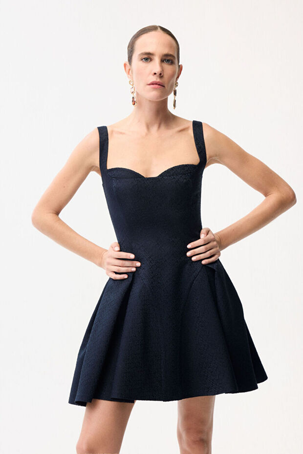 Askılı Mini Elbise - 5