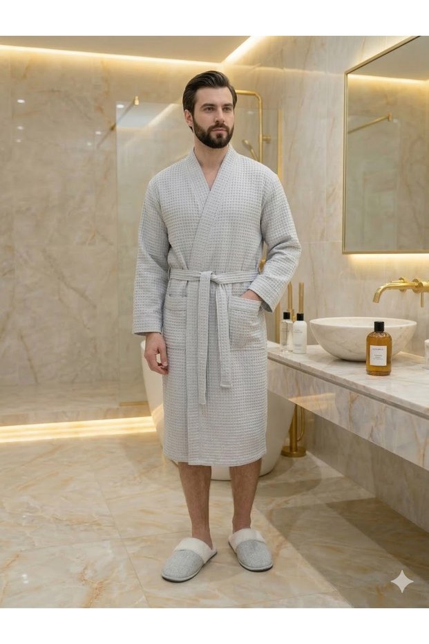 Design Cotton of Piqué Bathrobes (Summer-Winter)