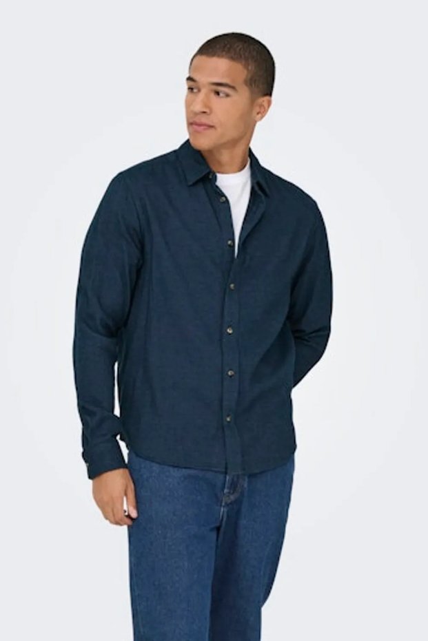 MALE WOVEN SHIRT - WITH