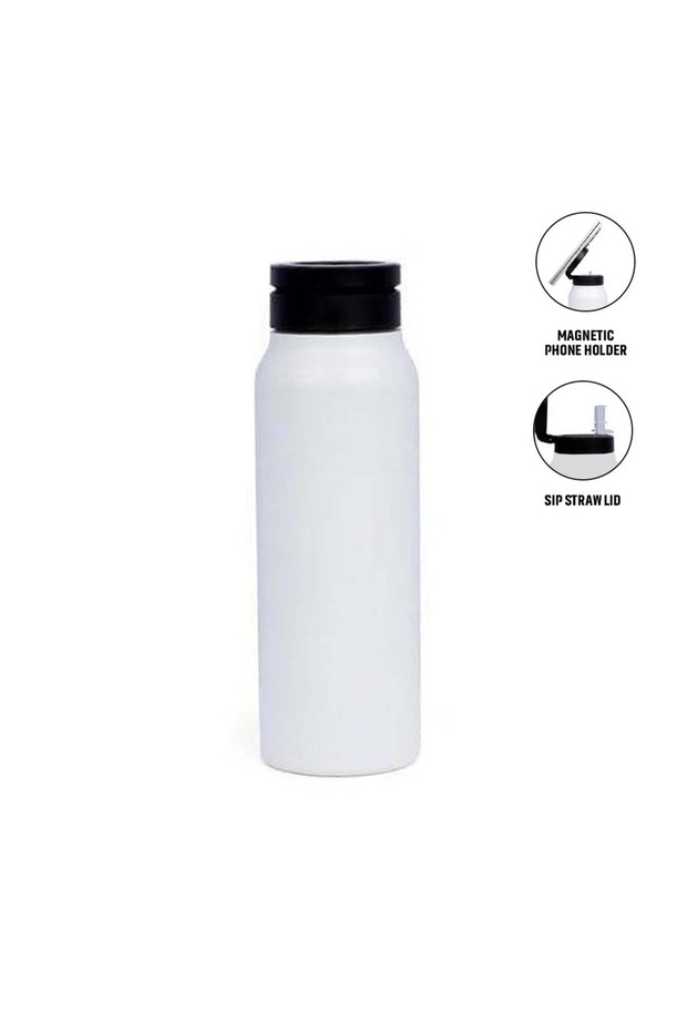 FERRO - Magnetic Phone Holder Water Bottle 760ml - Sandstone
