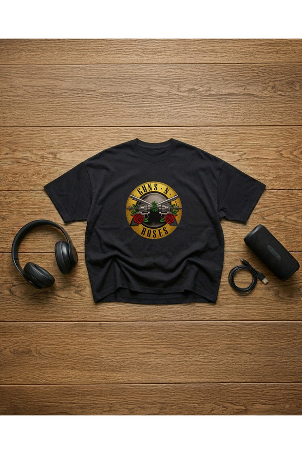 Guns N' Roses Printed Unisex 100% Cotton Pack Oversized T-Shirts