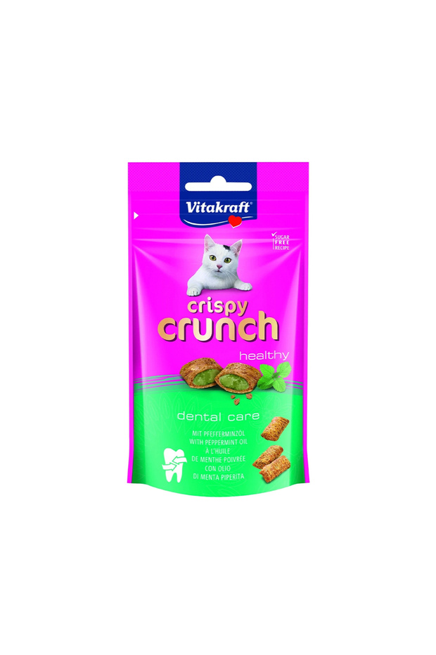 Crispy Crunch Dental Snacks for Cats - 60g