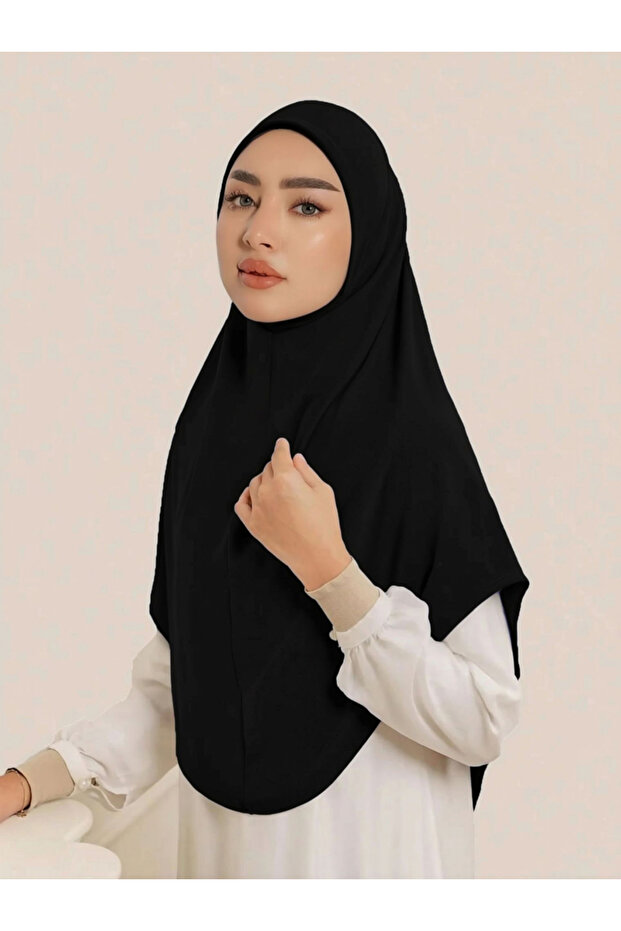 حجاب أسود سادة