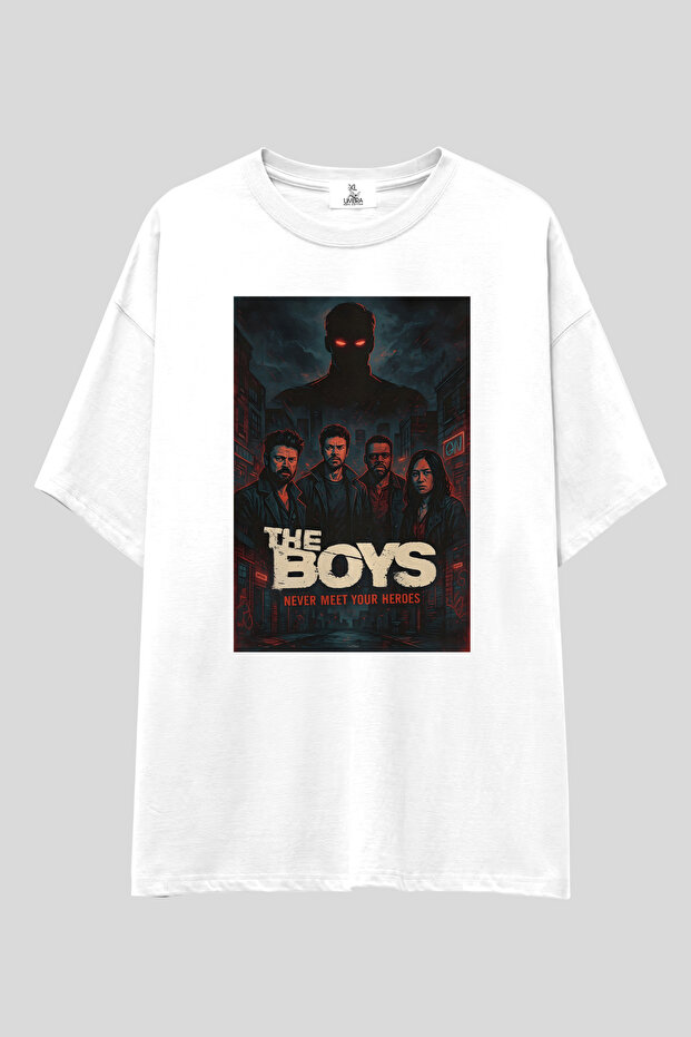 The Boys Oversized t Shirt | Unisex 100% Cotton Black & White Printed Special Design Series Themed Tee