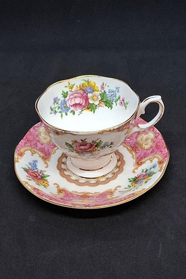 Lady Carlyle Rare Series Antique Coffee Cup and Saucer 120 ml