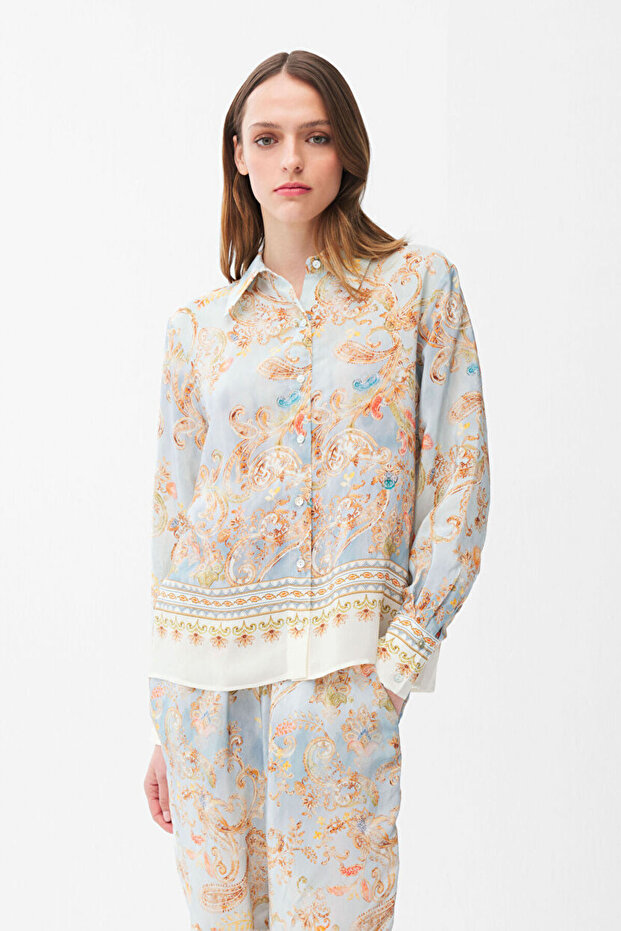 Desenli Gömlek - 1