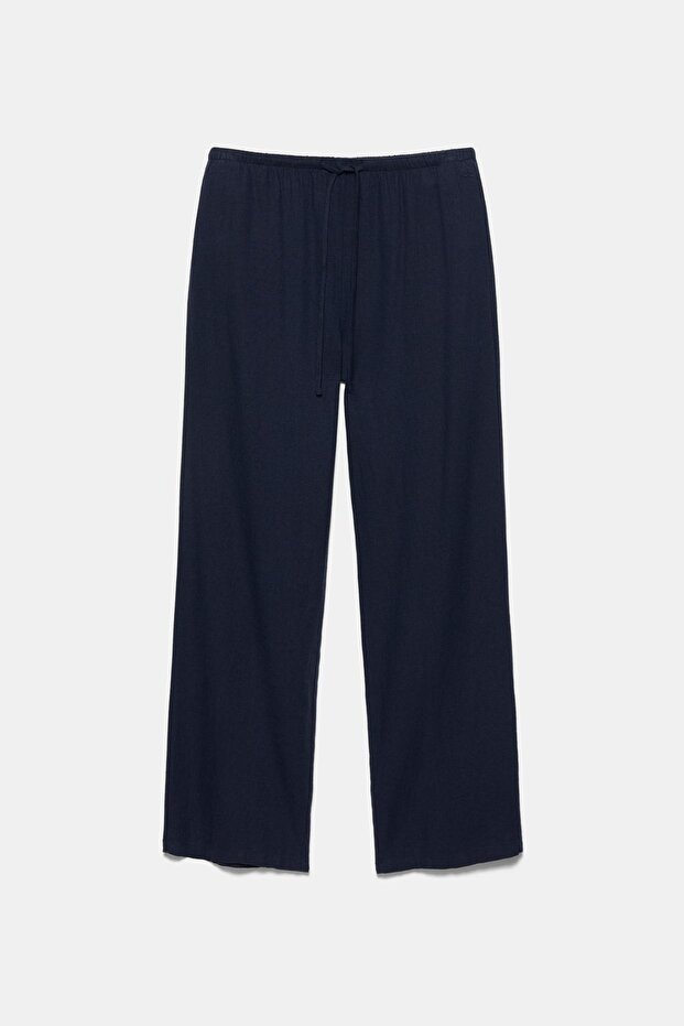 Keten jogger pantolon - 6