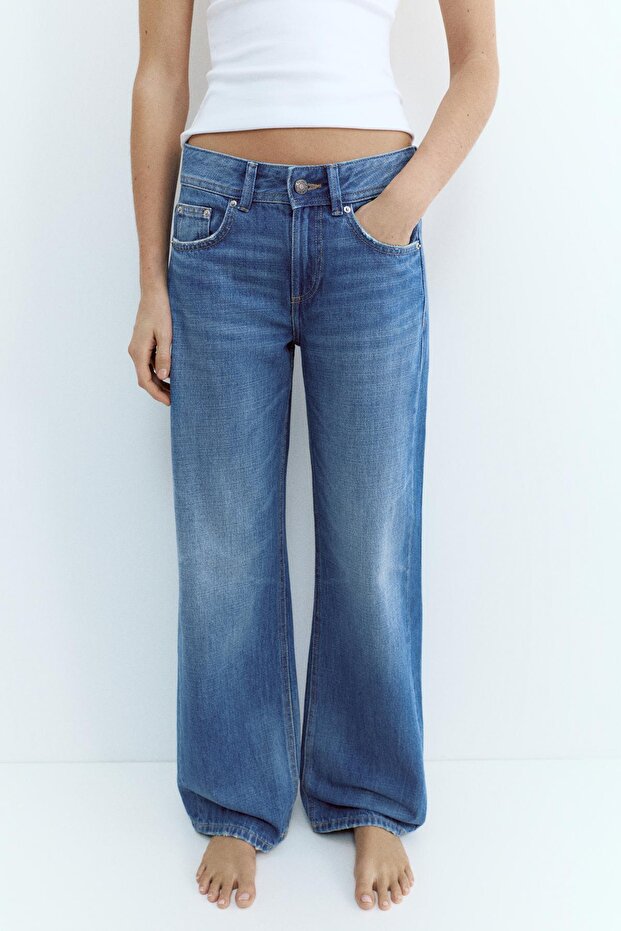 Düz kesim jean - 5