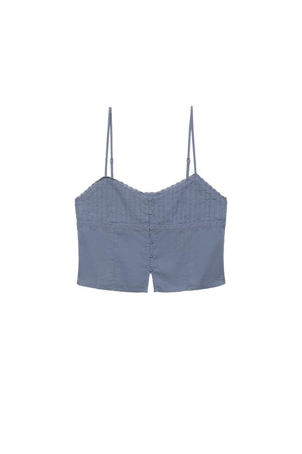 Kısa dantelli askılı top - 3