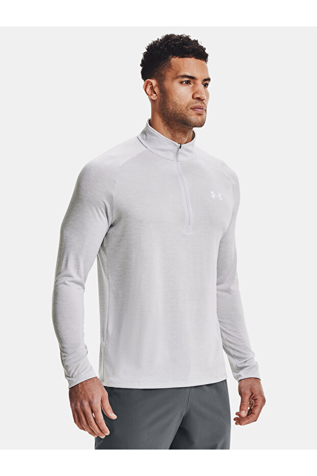 Tričko Tech 2.0 1/2 Zip-GRY