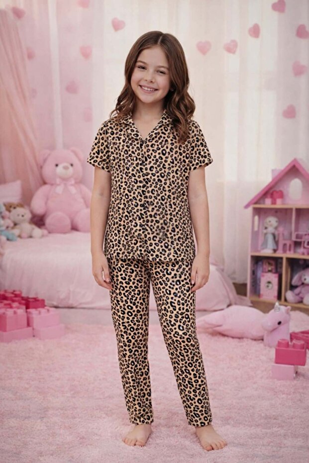 Female Child 4003 Short-Sleeve 100% Cotton Pajama Set