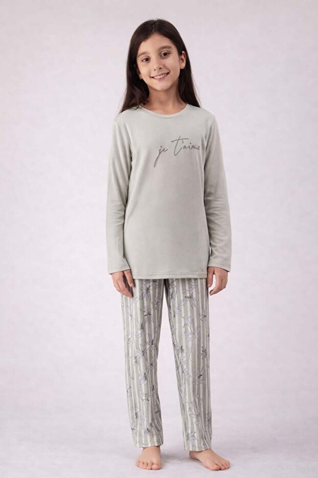 Girl Child 15580 Long Sleeve 100% Cotton Pajama Set