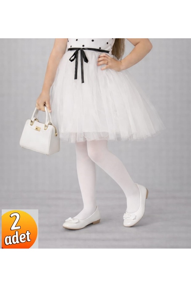 Girl's 2-Piece Micro 50 Denier Mousse Pantyhose