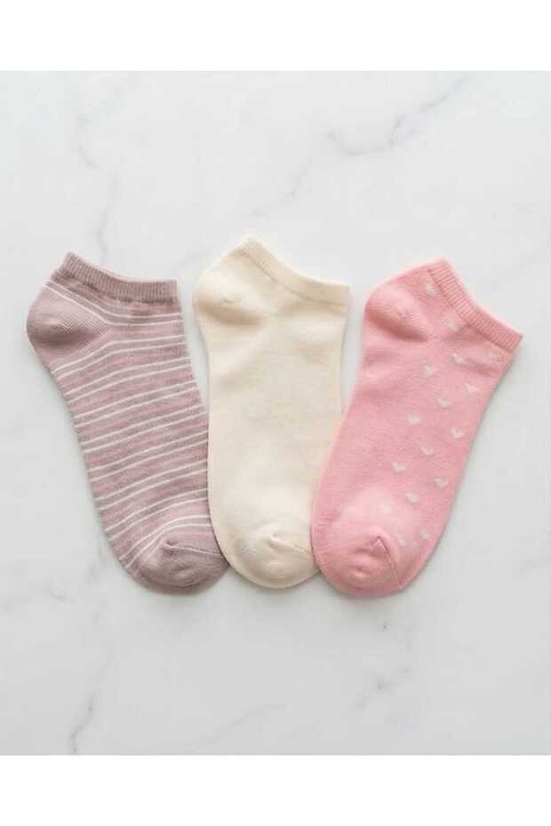 جوارب باتيك D منقوش 3 أزواج