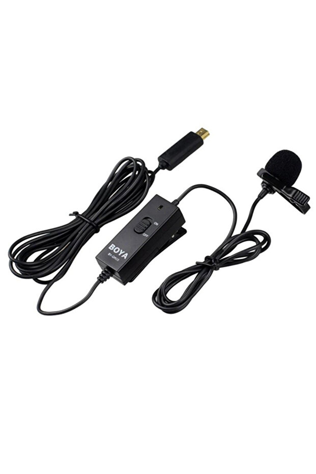ميكروفون BY-GM10 الاحترافي الصوتي ذو المشبك لكاميرات GoPro HERO 4 و 3+ و 3