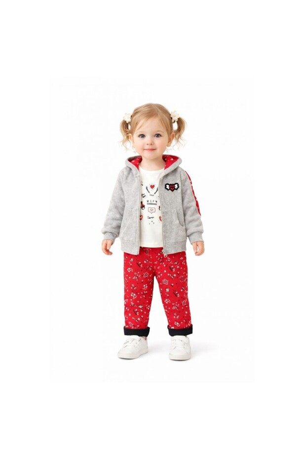 Tiamo Girls' Lined Pants 3-Piece Set
