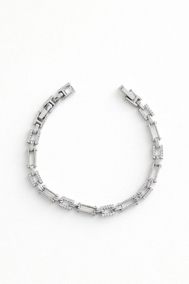 Women's Steel Bracelet Stainless Steel, Water-Resistant , Stylish Design 17+2 cm