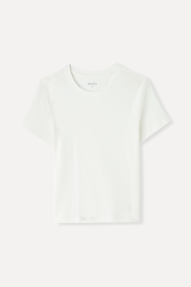 Women's Khaki Crew Neck T-Shirt